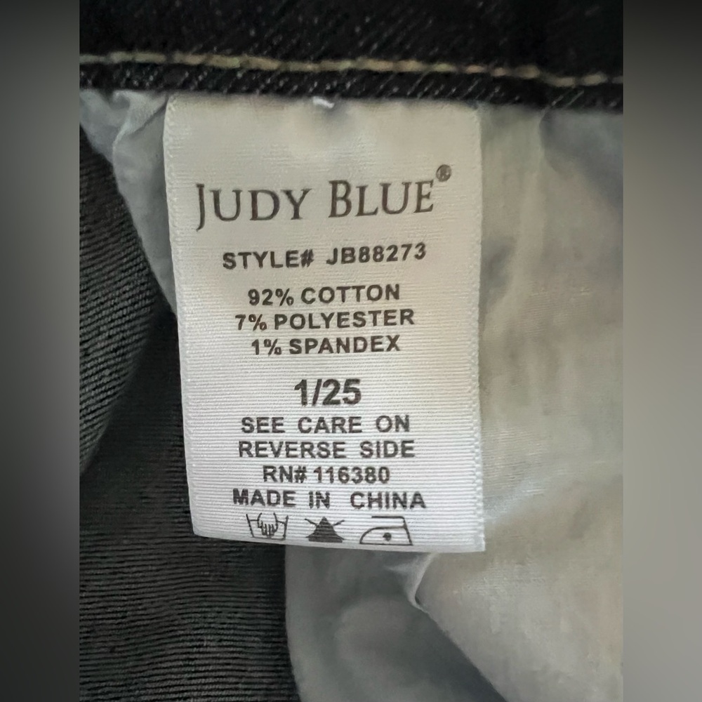 Judy Blue Mom Jeans Stretch Denim Womens Size 1/25 Mid Rise Western Cowgirl - Picture 7 of 9